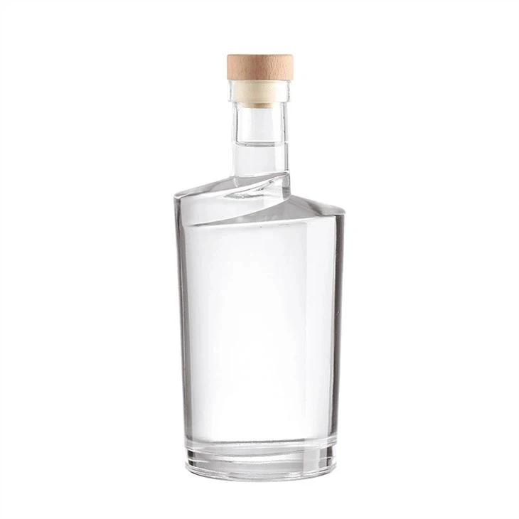 750ml Transparent Vodka Wine Bottle suppliers